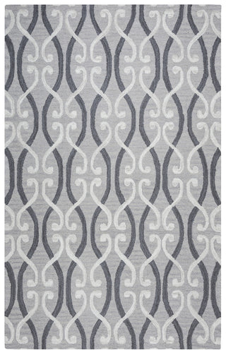 Rizzy Loureli LR9474 Light Grey/Dark Grey Area Rug