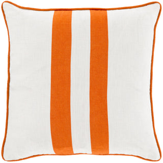 Surya Linen Stripe Lydia Jane LS-004 Pillow 18 X 18 X 4 Poly filled