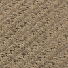 Colonial Mills Sunbrella Solid LS02 Mushroom Area Rug Detail Image