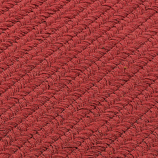 Colonial Mills Sunbrella Solid LS03 Garnet Area Rug Closeup Image