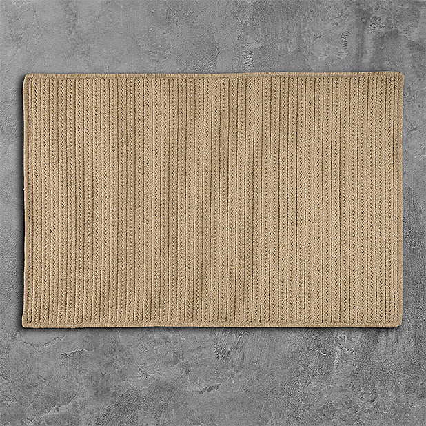 Colonial Mills Sunbrella Solid LS11 Wheat Area Rug main image