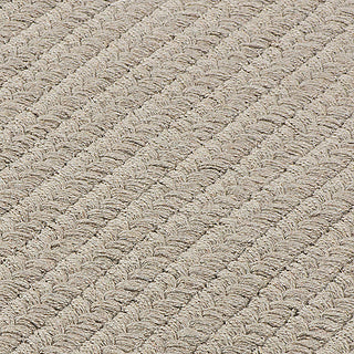 Colonial Mills Sunbrella Solid LS14 Ash Area Rug Closeup Image