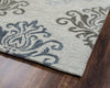 Rizzy Lancaster LS9563 Grey Area Rug Corner Shot
