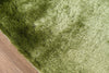 Momeni Luster Shag LS-01 Apple Green Area Rug Closeup