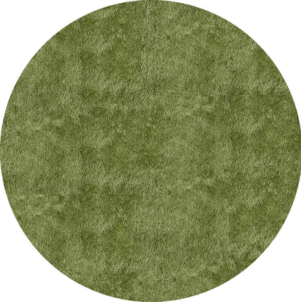 Momeni Luster Shag LS-01 Apple Green Area Rug Room Scene Feature