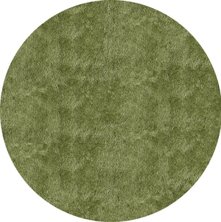 Momeni Luster Shag LS-01 Apple Green Area Rug Close up