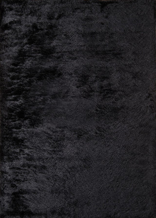 Momeni Luster Shag LS-01 Black Area Rug main image