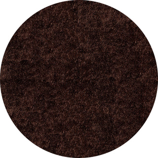 Momeni Luster Shag LS-01 Brown Area Rug Room Scene