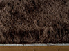 Momeni Luster Shag LS-01 Brown Area Rug Closeup