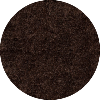 Momeni Luster Shag LS-01 Brown Area Rug Close up