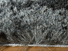 Momeni Luster Shag LS-01 Carbon Area Rug Closeup