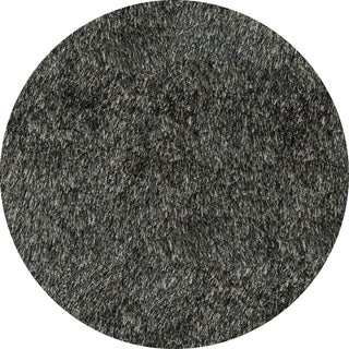 Momeni Luster Shag LS-01 Carbon Area Rug Close up