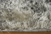 Momeni Luster Shag LS-01 Champagne Area Rug Closeup