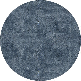 Momeni Luster Shag LS-01 Light Blue Area Rug Detail Shot