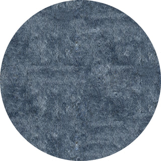 Momeni Luster Shag LS-01 Light Blue Area Rug Close up