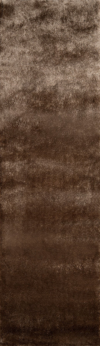 Momeni Luster Shag LS-01 Light Taupe Area Rug Runner