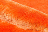 Momeni Luster Shag LS-01 Tangerine Area Rug Detail Shot
