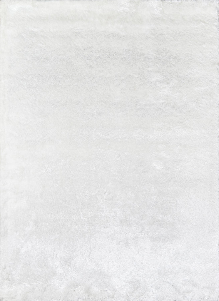 Momeni Luster Shag LS-01 White Area Rug main image