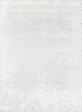 Momeni Luster Shag LS-01 White Area Rug main image