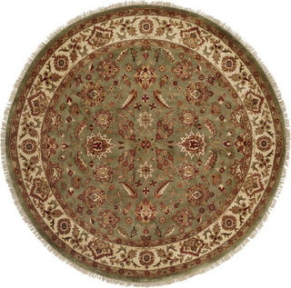 Kalaty Lateef LT-807 Green/Ivory Area Rug Round