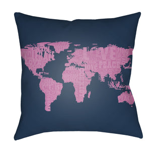 Artistic Weavers Litchfield Global Fuchsia/Navy Blue main image