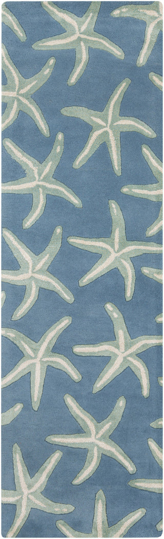 Surya Lighthouse LTH-7006 Cobalt Area Rug 2'6'' x 8' Runner