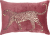 Nourison Luminescence Metallic Leopard Burgundy by Mina Victory main image