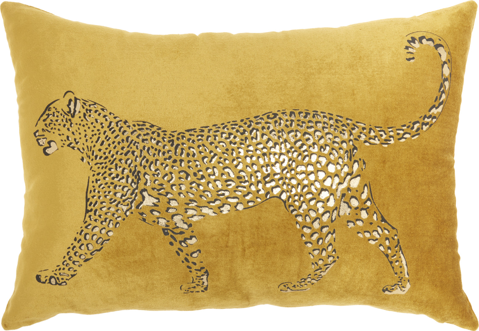 Nourison Luminescence Metallic Leopard Gold by Mina Victory main image