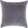 Nourison Luminescence Beaded Floral Burst Grey by Mina Victory 