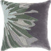 Nourison Luminescence Beaded Floral Burst Grey by Mina Victory main image