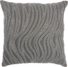 Nourison Luminescence Beaded Waves Grey by Mina Victory main image