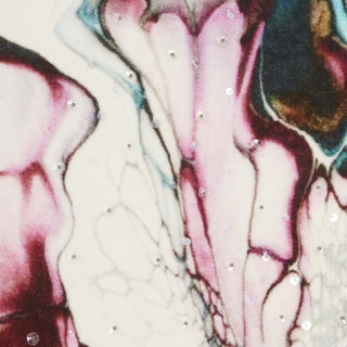 Nourison Luminescence Watercolor Flower Multicolor by Mina Victory 