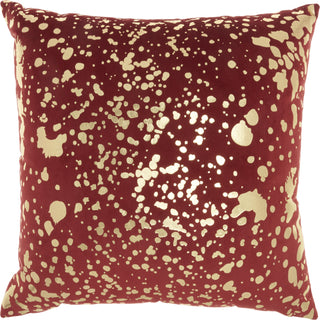 Luminescence Metallic Splash Deep Red by Nourison main image