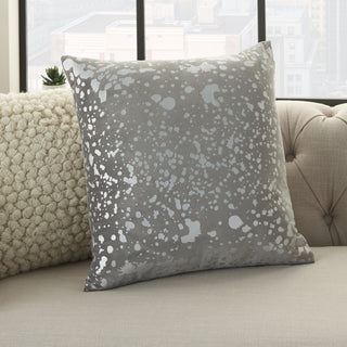 Luminescence Metallic Splash Lt Grey by Nourison 