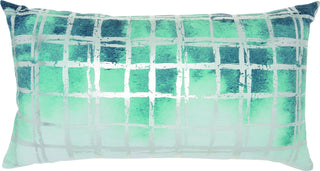 Luminescence METALLIC GRID Celadon by Nourison main image