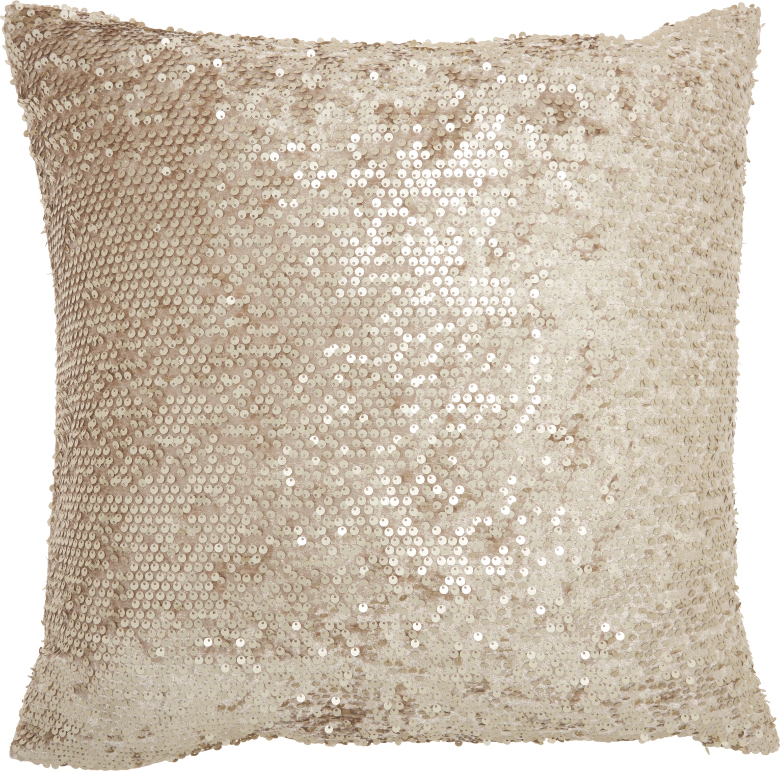 Luminescence Metallic Sequins Beige by Nourison main image