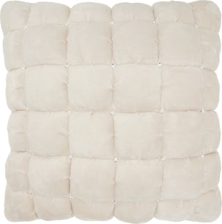 Nourison Luminescence Quilted Swarovski Ivory by Mina Victory main image