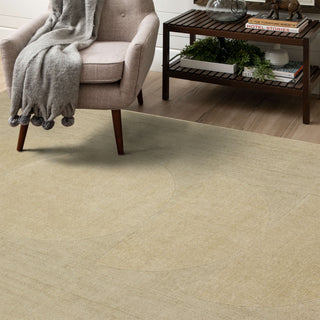 Karastan Bobby Berk (Series 2) Luna Cream Area Rug Corner Image