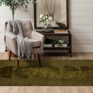 Karastan Bobby Berk (Series 2) Luna Moss Area Rug Lifestyle Image