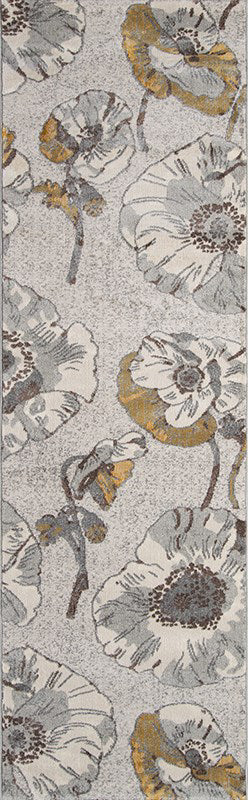 Momeni Luxe LX-09 Grey Area Rug Closeup