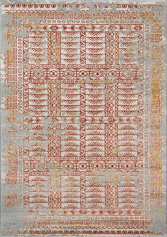 Momeni Luxe LX-15 Rust Area Rug