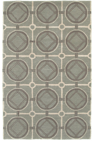 LR Resources Luxor 03850 Smoke Blue Area Rug 3'6'' X 5'6''