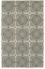 LR Resources Luxor 03850 Smoke Blue Hand Tufted Area Rug 8' X 10'