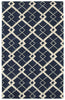 LR Resources Luxor 03851 Navy Hand Tufted Area Rug 3'6'' X 5'6''