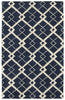 LR Resources Luxor 03851 Navy Area Rug 5' X 7'9''
