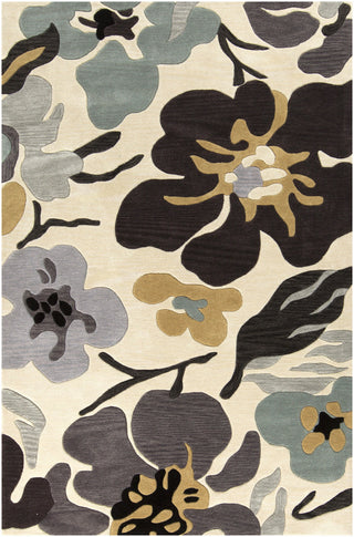 Surya Lava LVA-8017 Gray Area Rug 5' x 7'6''