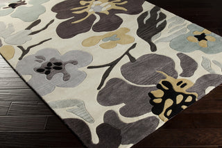 Surya Lava LVA-8017 Gray Hand Tufted Area Rug Corner Shot