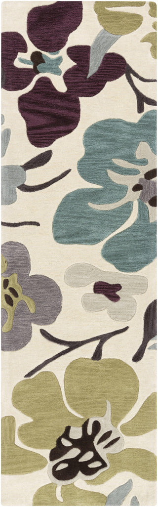 Surya Lava LVA-8018 Light Gray Area Rug 2'6'' x 8' Runner