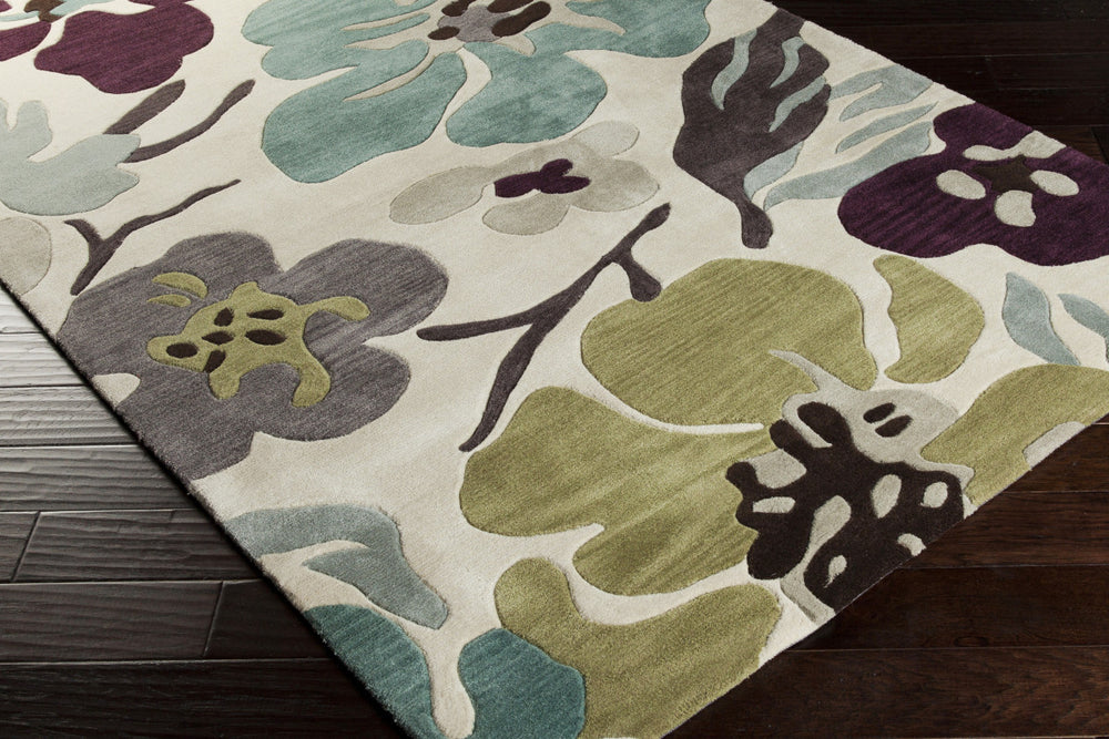 Surya Lava LVA-8018 Area Rug Corner Shot Feature