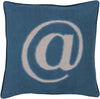 Surya Linen Text Where it's at LX-004 Pillow 22 X 22 X 5 Down filled